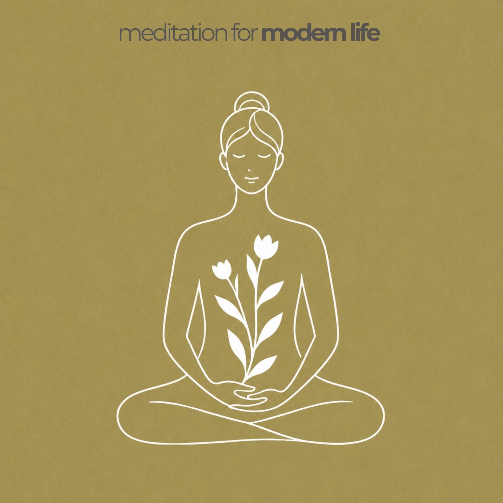 olive green gold spiritual wellness quote instagram post