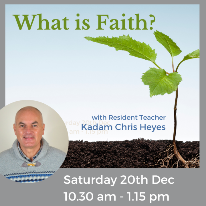What is faith? -  20 Dec