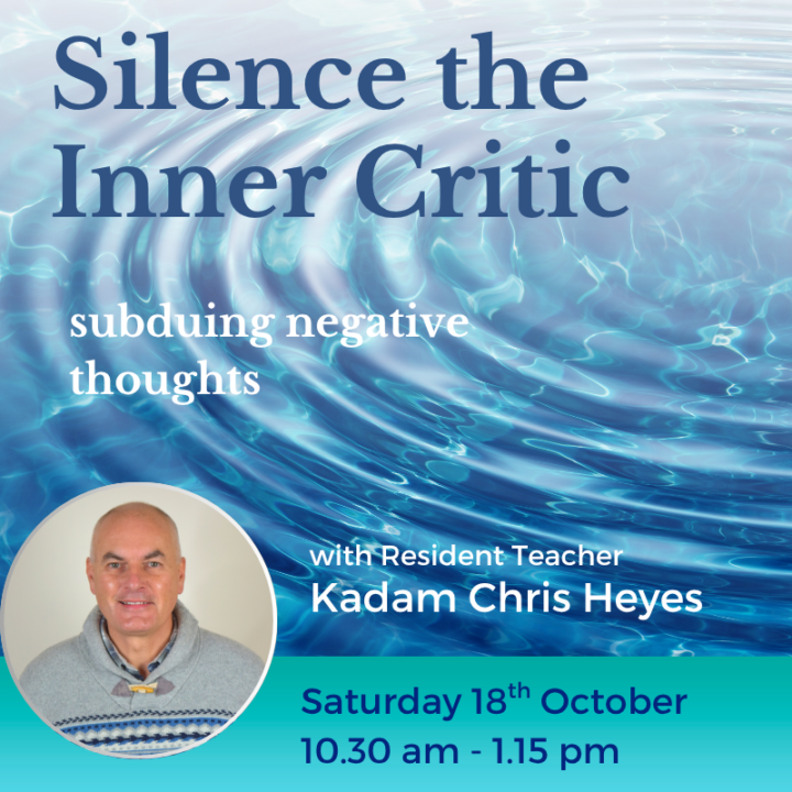 Silence the Inner Critic -  18 Oct
