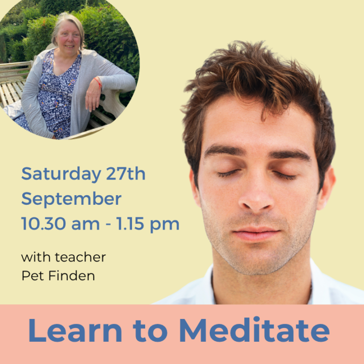 Learn to Meditate - Saturday 27 Sept
